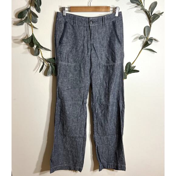Pilcro Chambray Pants LAST CALL - Picture 1 of 7